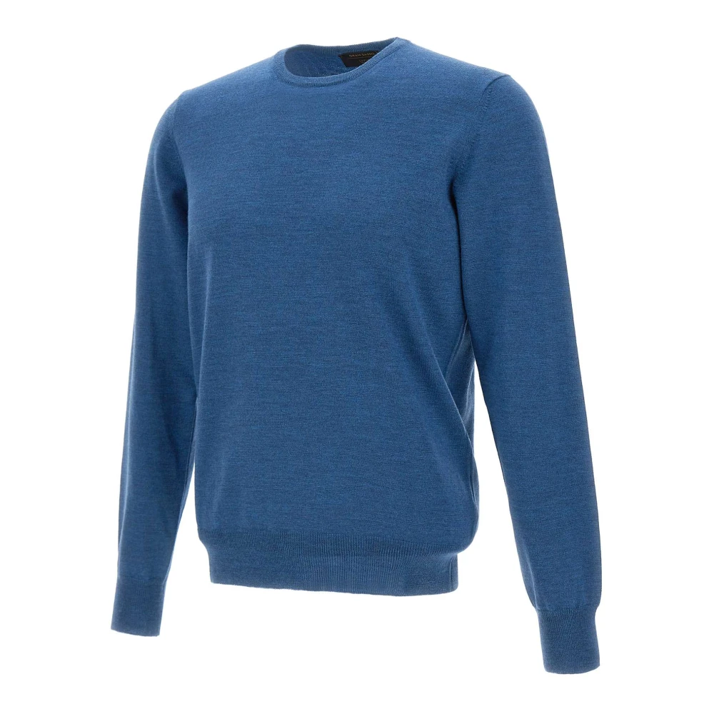 Gran Sasso Homme Bleu Pulls, Taille: 2XL Pull Ras Du Cou