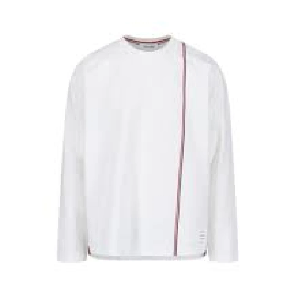 Thom Browne Casual Longsleeve T-shirt White Heren