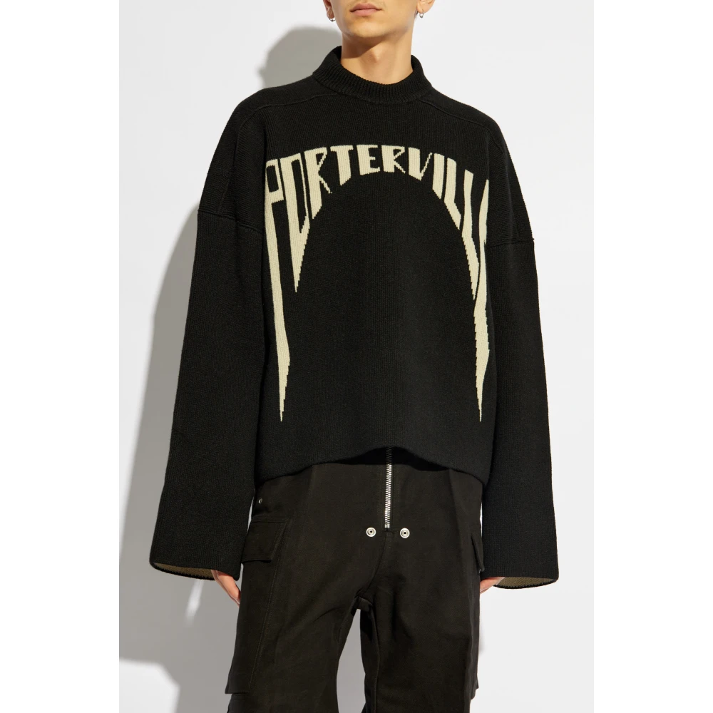 Rick Owens Porterville Sweater Black Heren