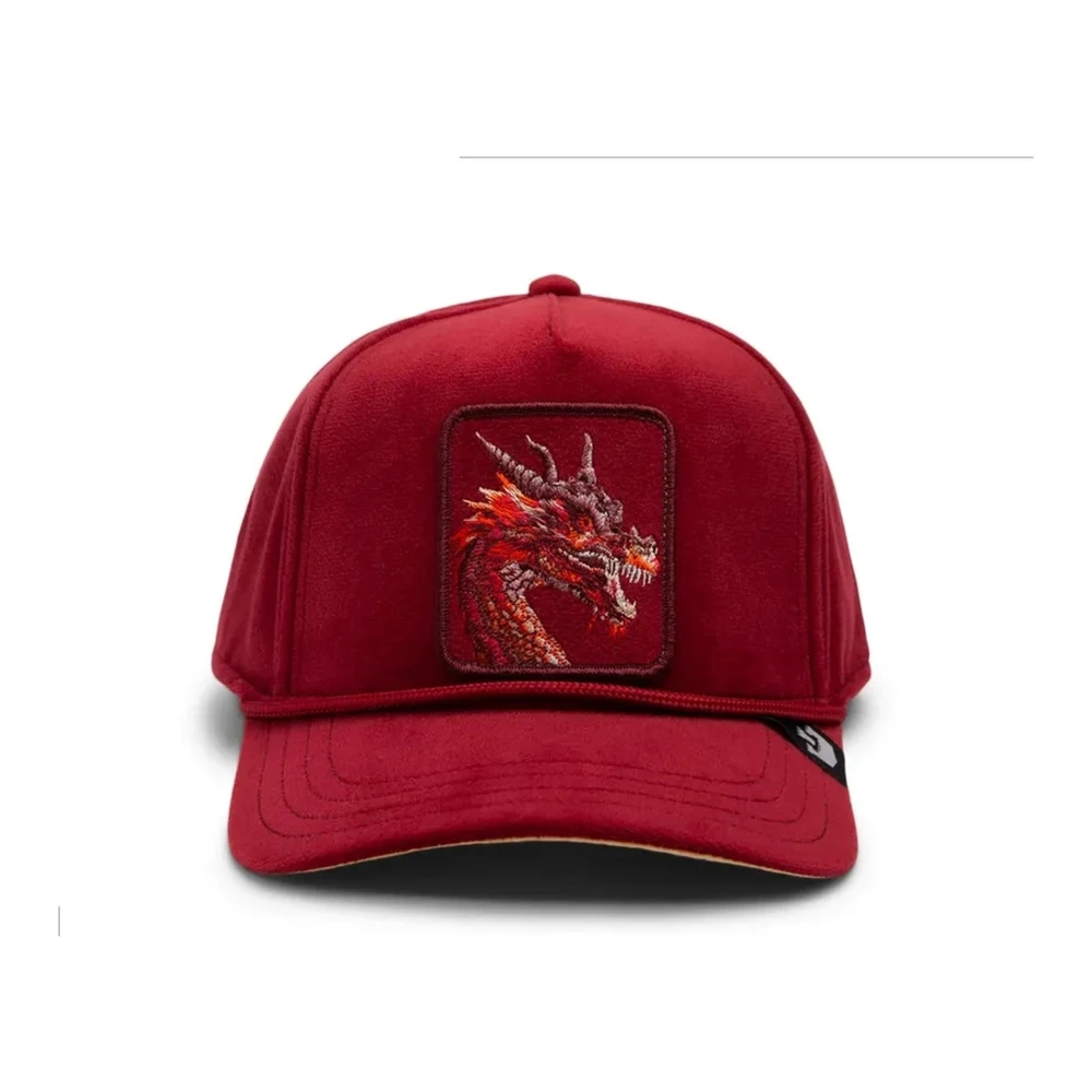 Goorin Bros Rode Draak Royalty Fluweel Pet Red Heren