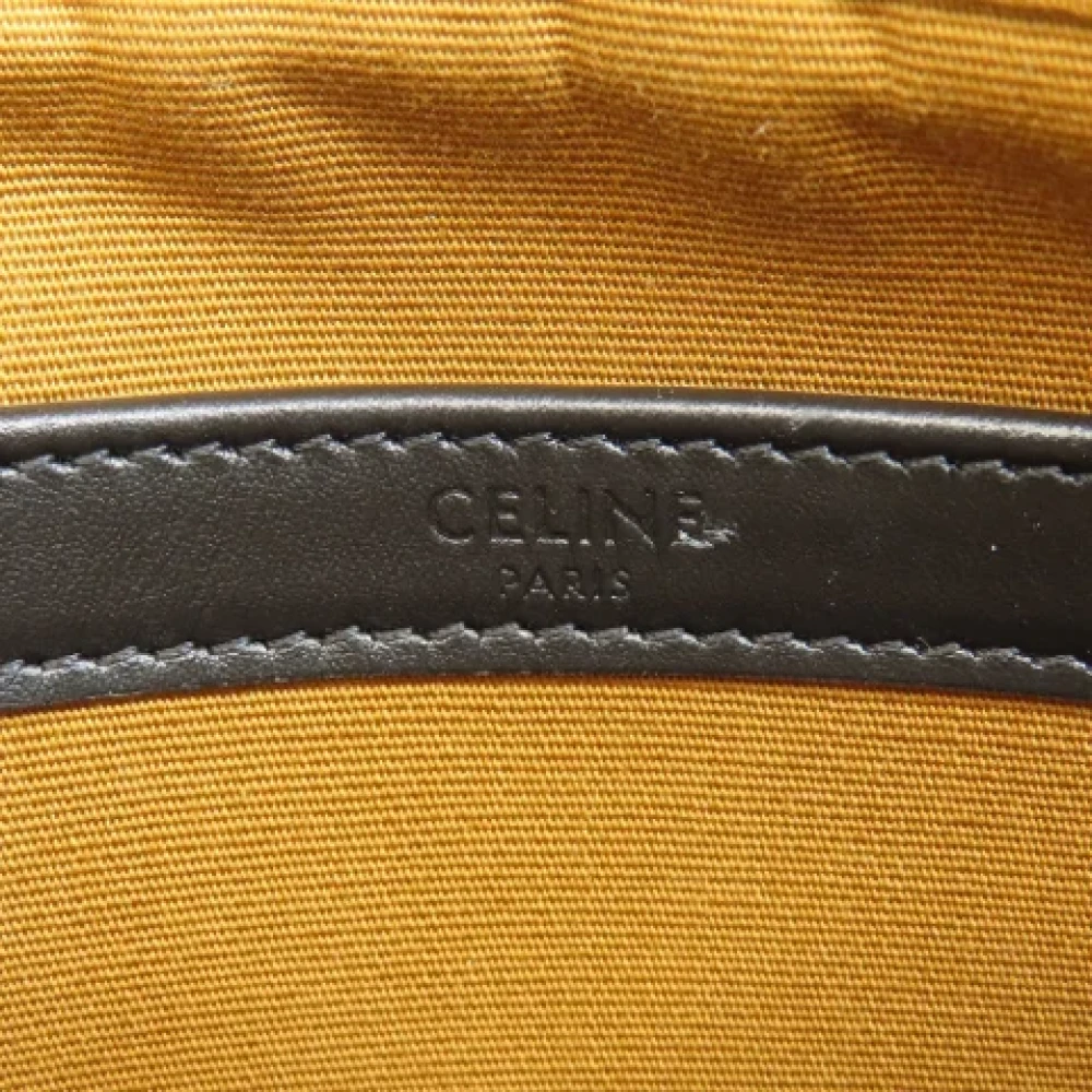 Celine Vintage Pre-owned Plastic shoulder-bags Brown Dames