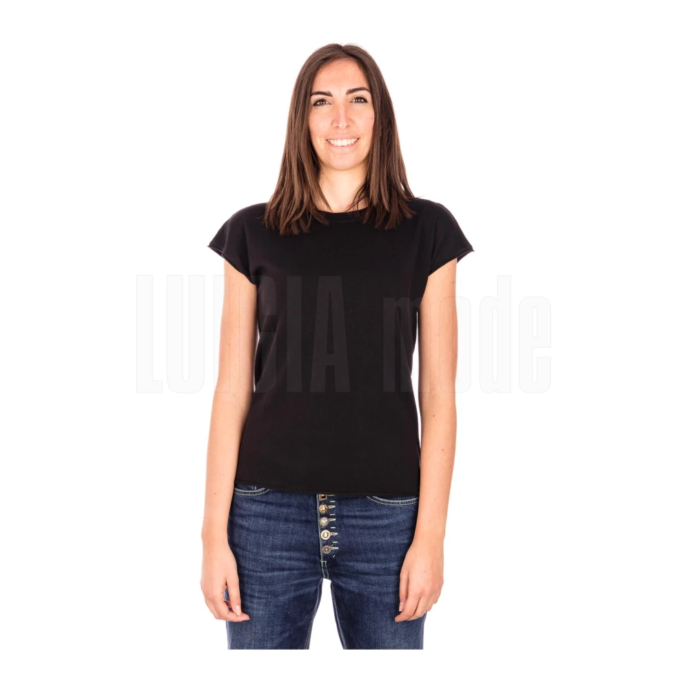 Alpha Studio Dames Crew Neck T-Shirt Black Dames