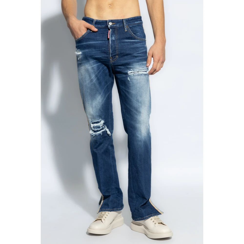 Dsquared2 642 jeans Blue Heren