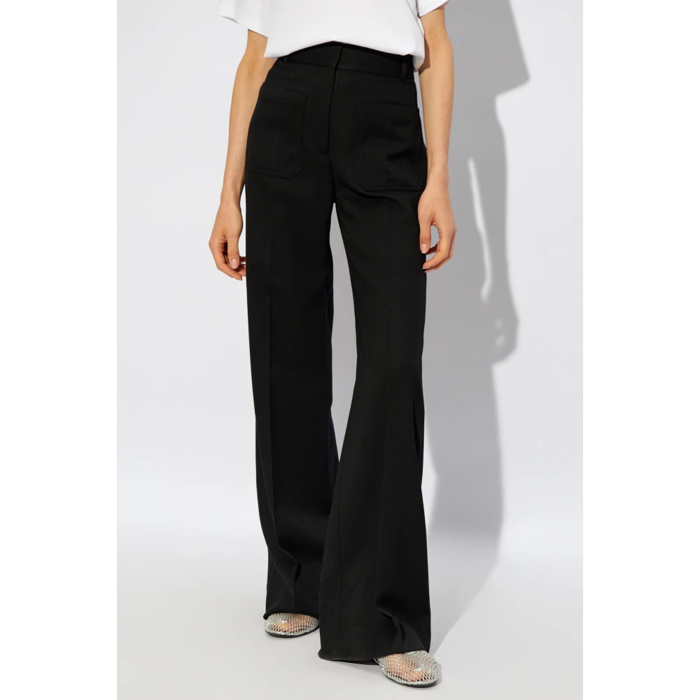 Victoria Beckham Broek met zakken Black Dames