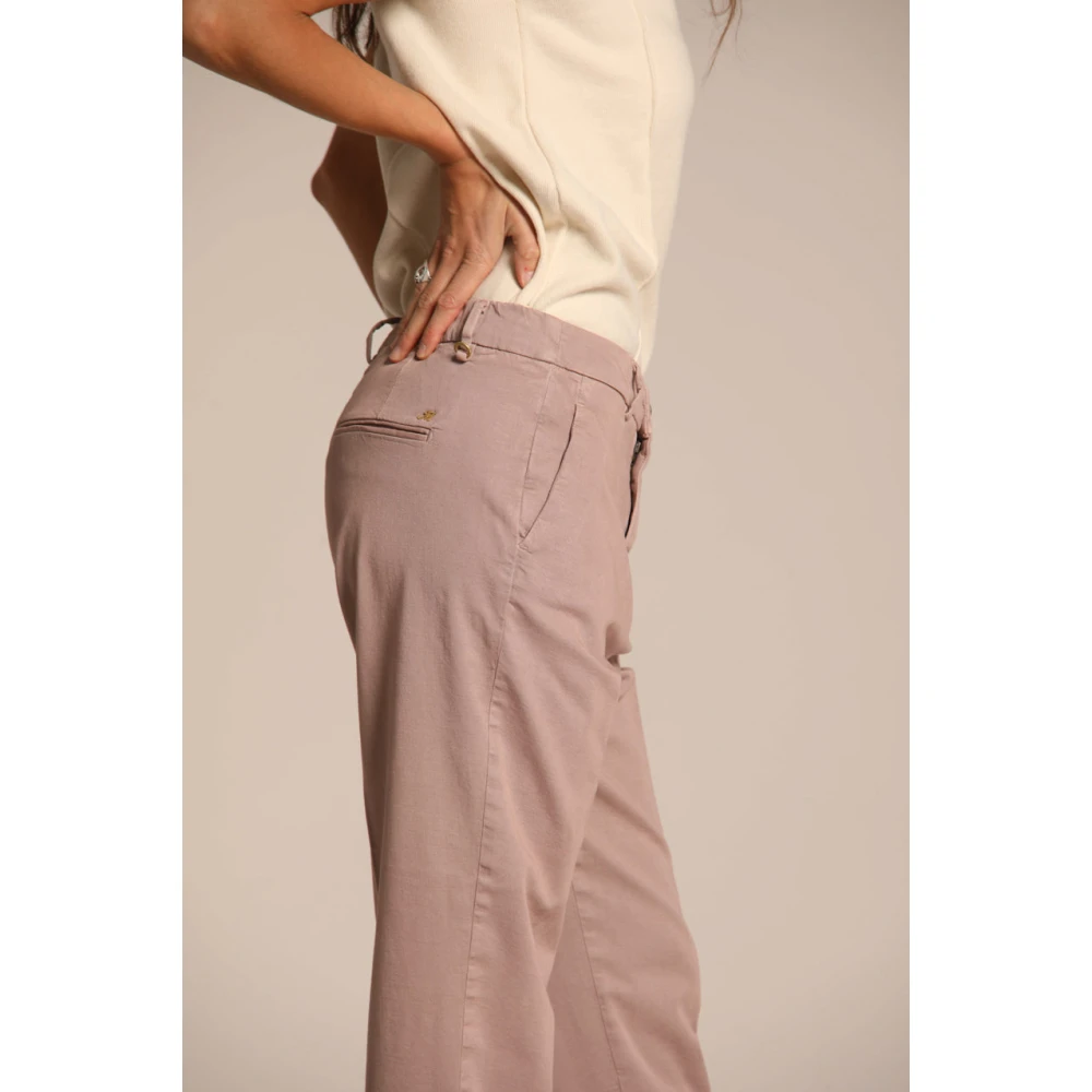Mason's Gezellige Dames Chino Broek Winter 2024 Purple Dames