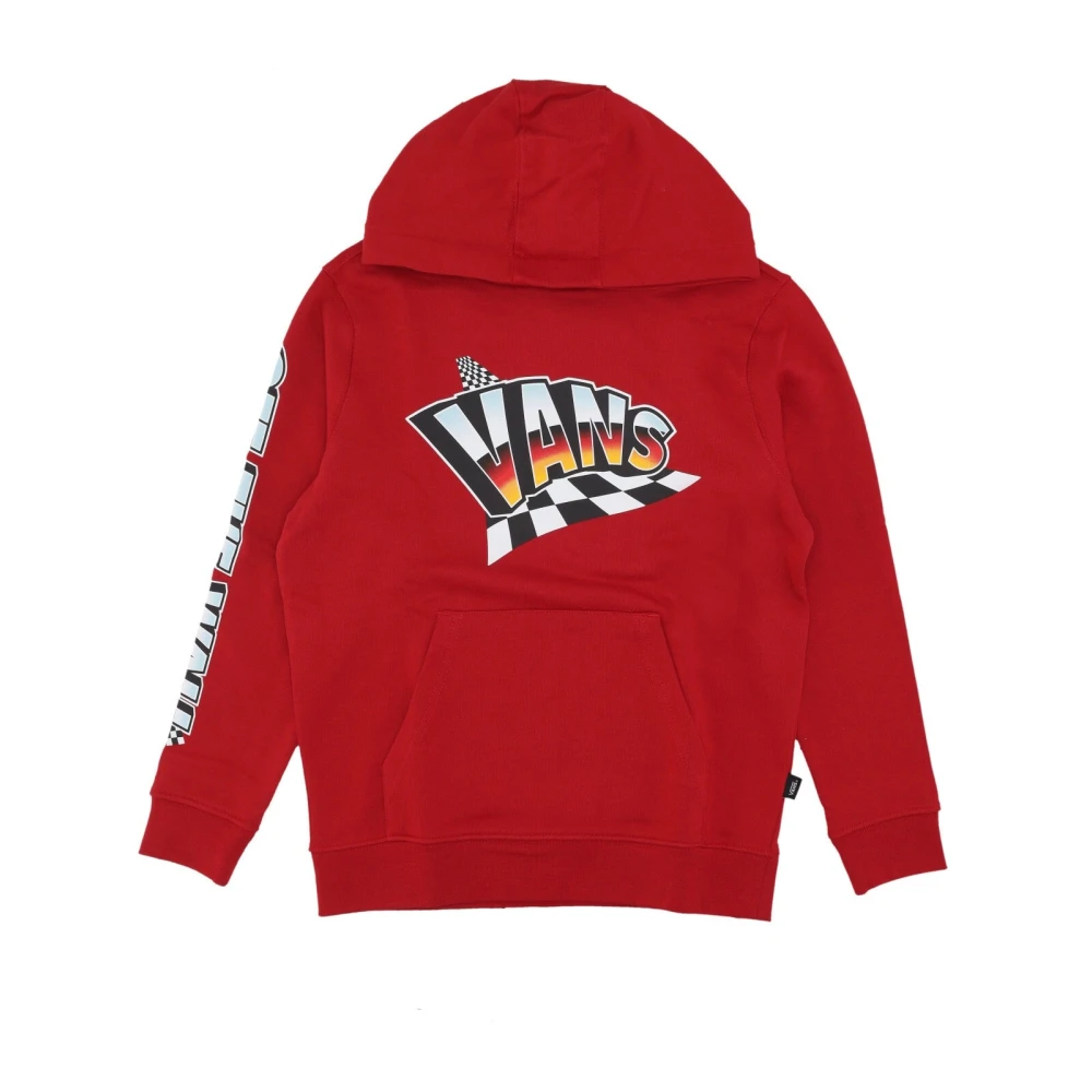 Vans Jongens Hole Shot Hoodie Red Heren