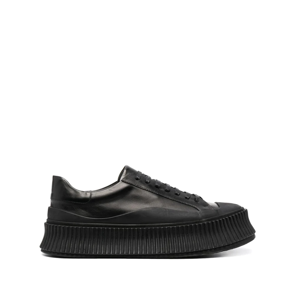 Jil Sander Damen Schwarz Schuhe, K, 36 Eugröße: