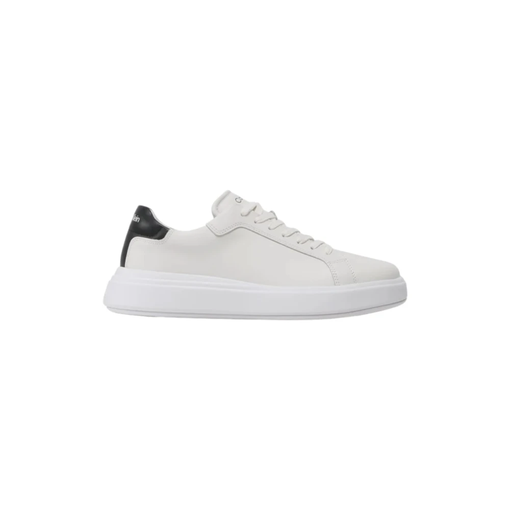 Calvin Klein Men's White Sneakers, 10 Uk, Modern Comfort Trainers