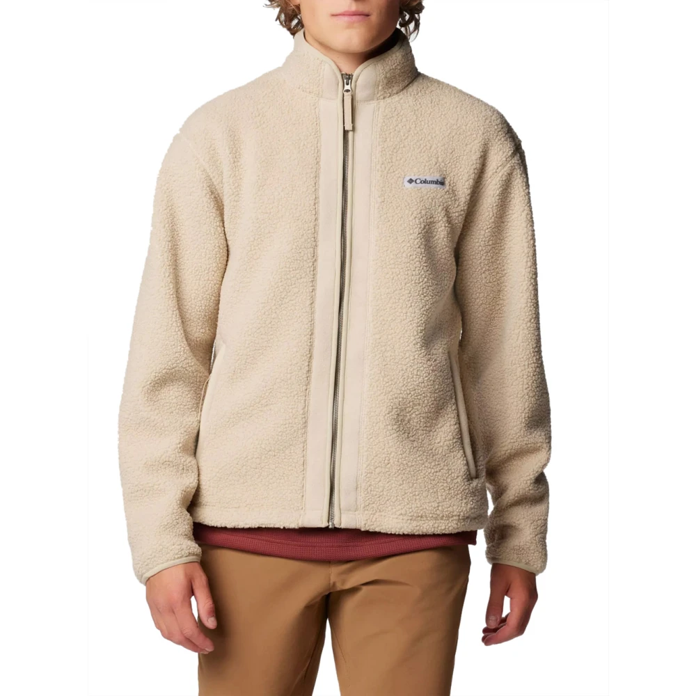 Columbia Zwarte Mesa Boucle Fleece Jas Beige Heren