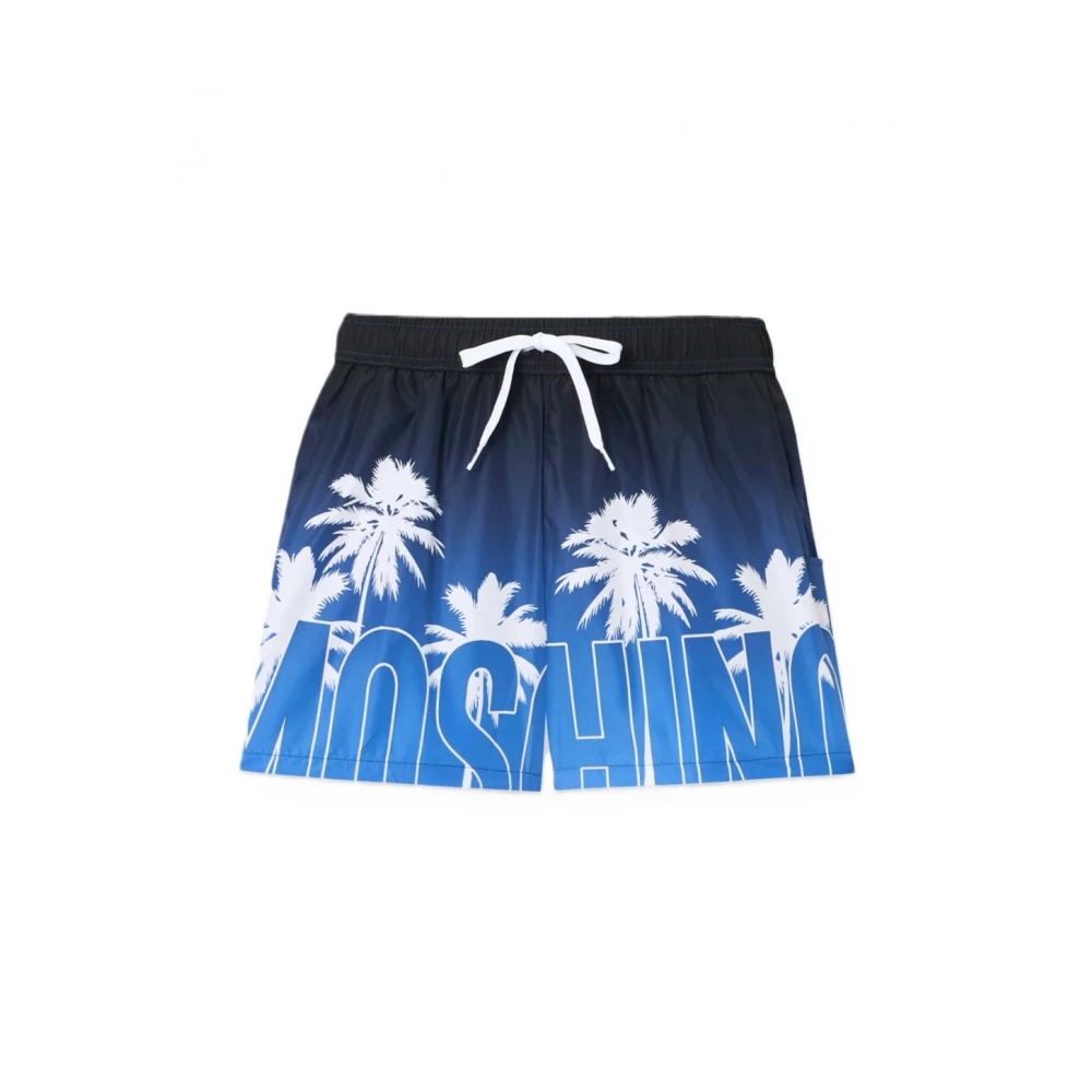Moschino Men's Blue Beachwear, M, V3a4208 Swim Short