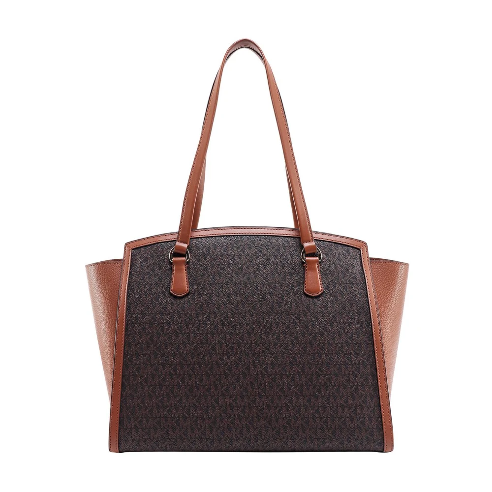 Michael Kors Chantal Grote Logotas Tote Bag Brown Dames