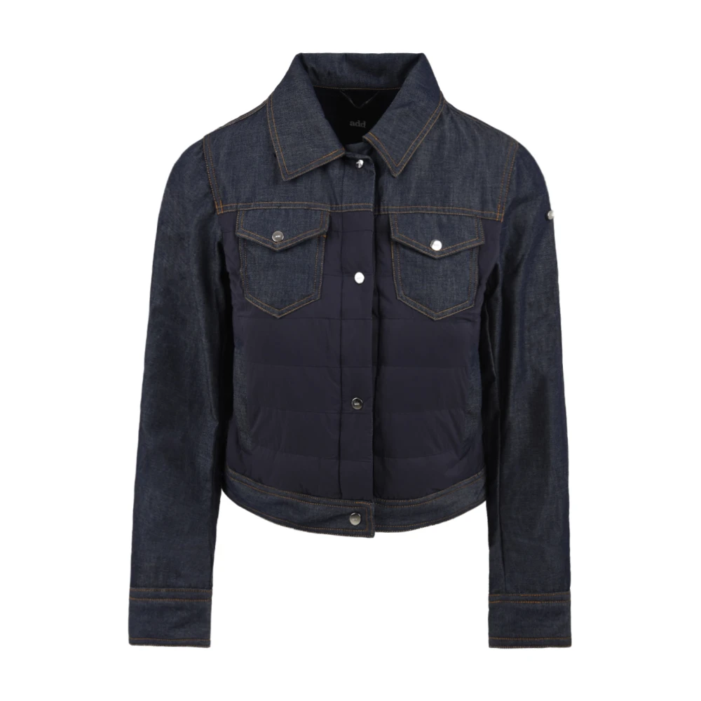 add Stijlvolle Jas Model 9Awr12Br Blue Dames