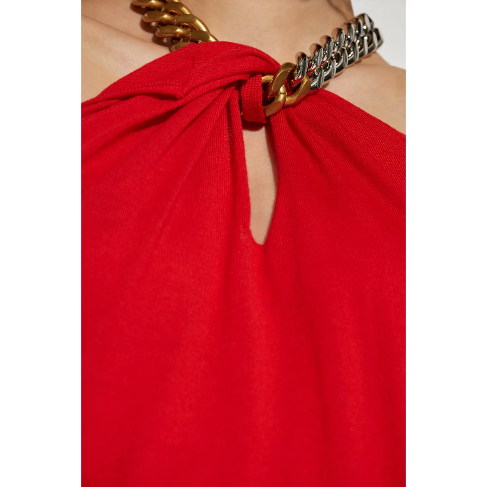 Stella Mccartney Top met ketting Red Dames