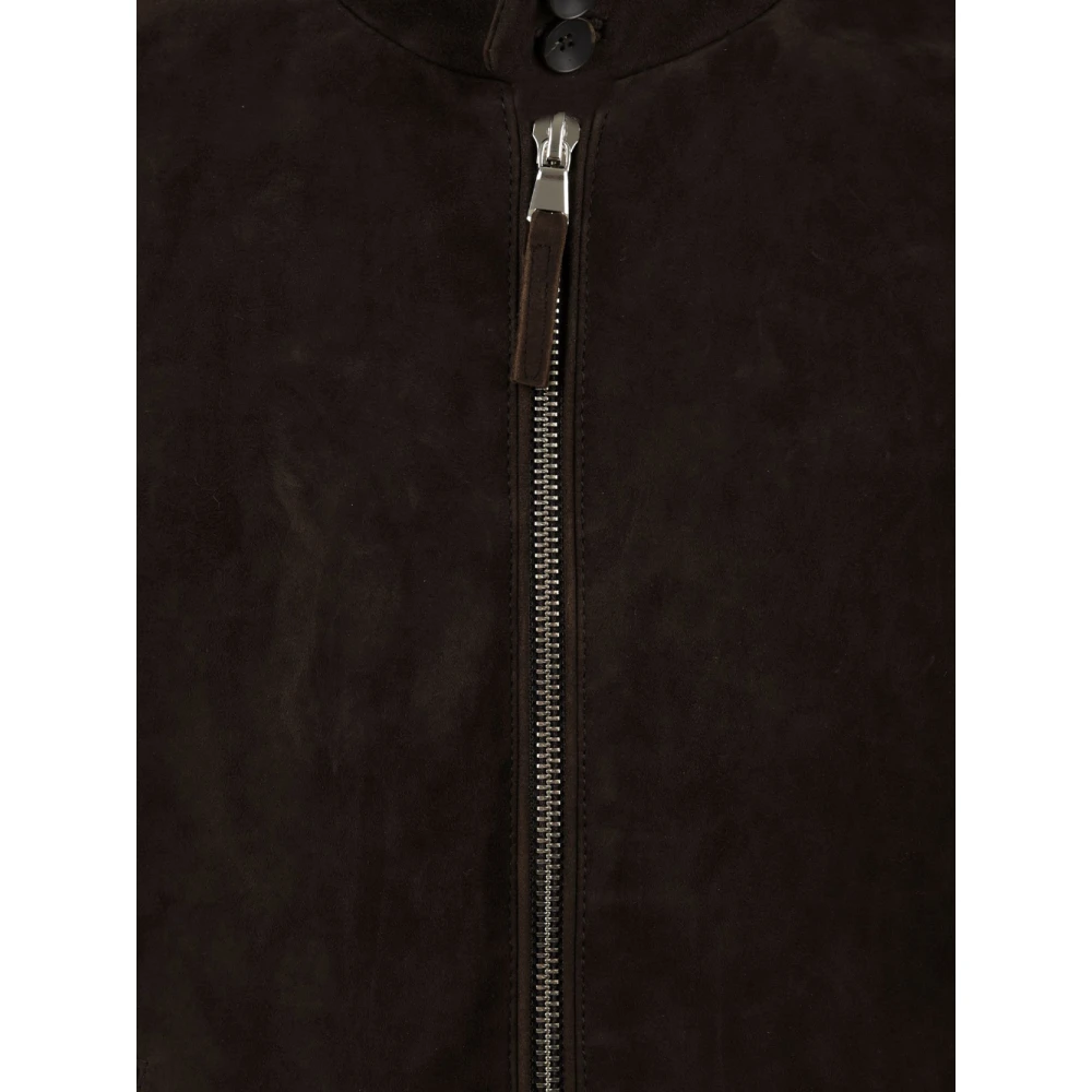 The Jack Leathers Bruine Leren Jas Model Elvis 86 Brown Heren