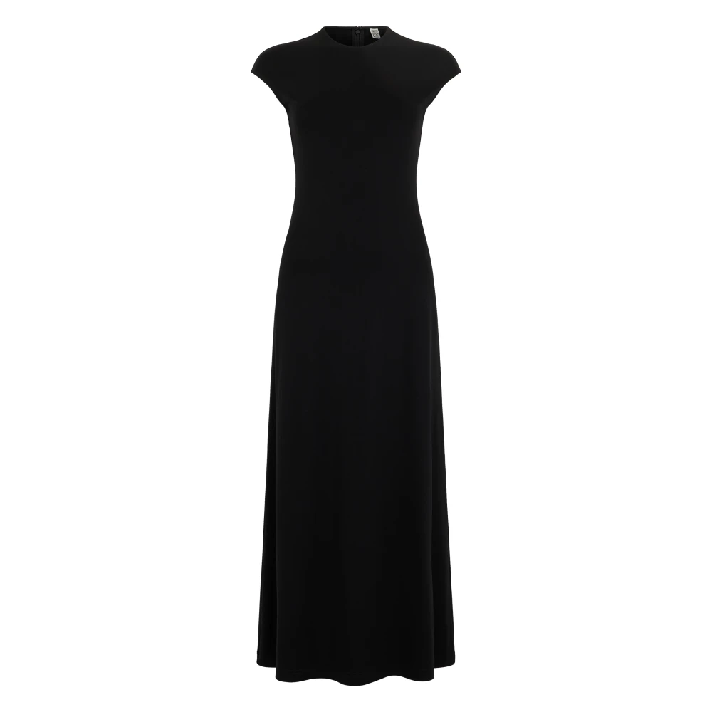 Totême Black Everyday Dress - Female - Maxi Dresses - S - Dresses