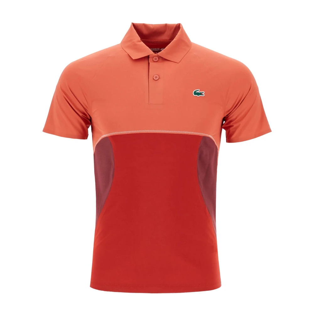 Lacoste Novak Djokovic Handtekening Sportpolo Red Heren