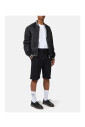 shorts-bermuda-noirs-slim-en-molleton-de-coton-avec-patch-brode