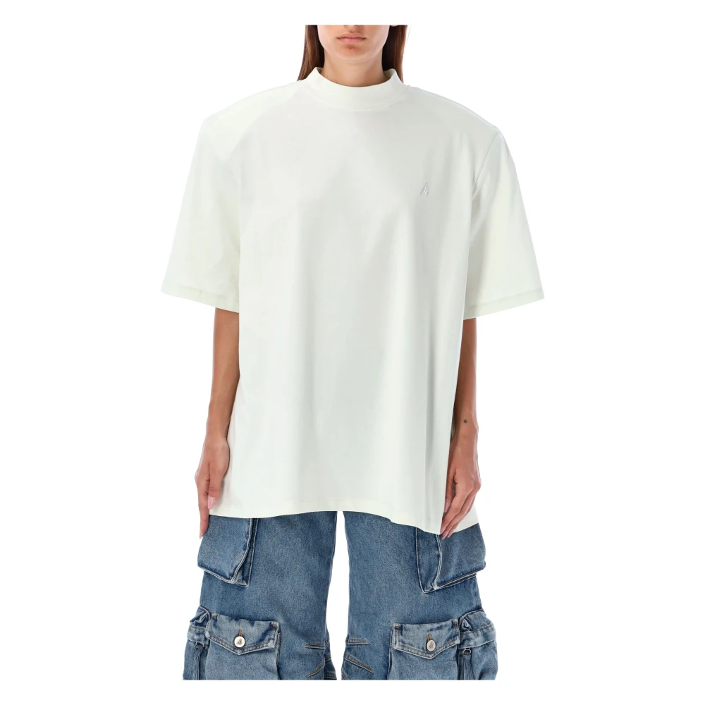 The Attico Kilie T-shirt Ice Aw24 White Dames