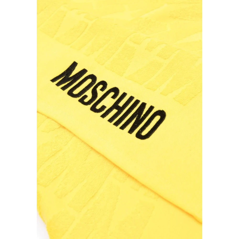 Moschino Herenondergoed Strandhanddoek Yellow Heren