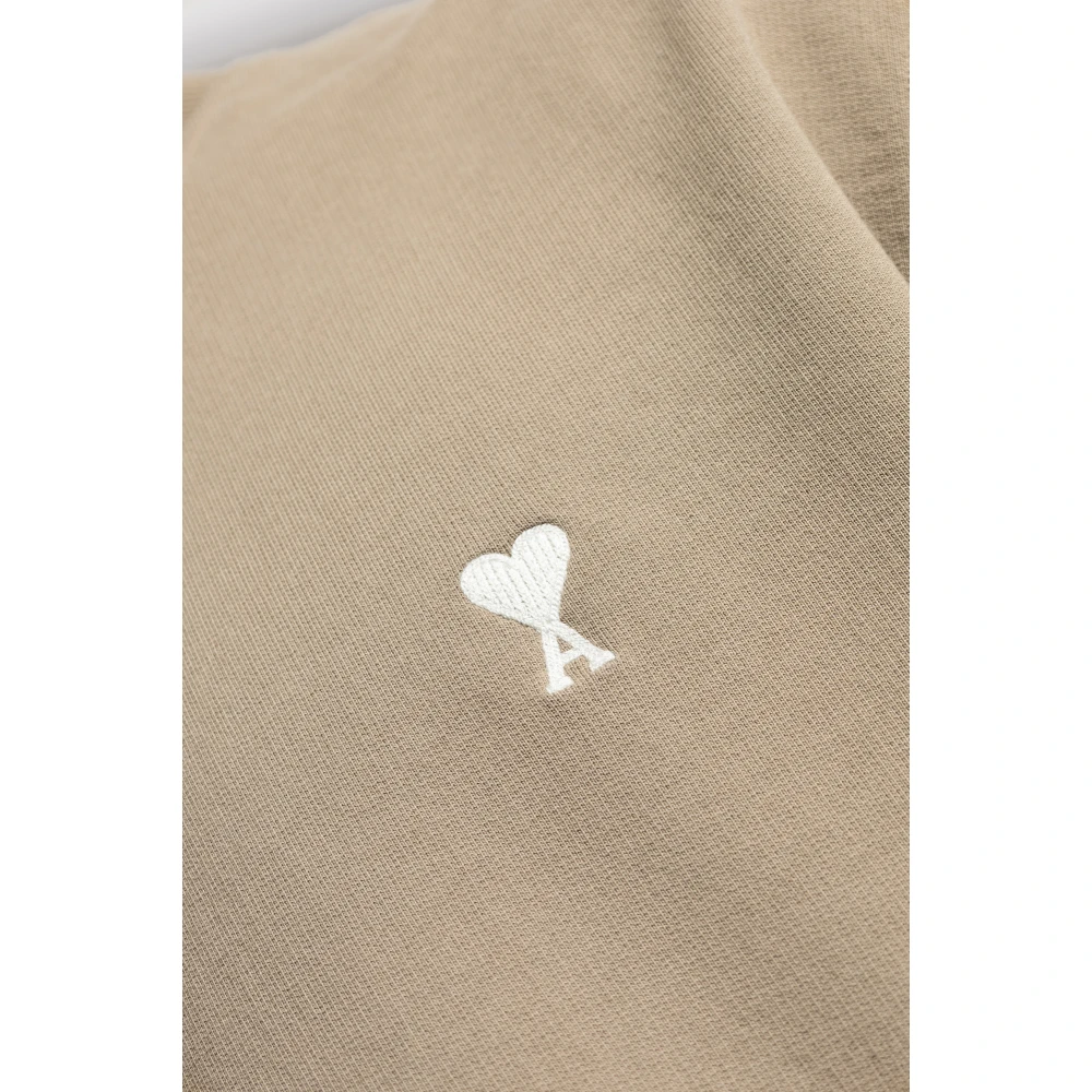 Ami Paris Sweatshirt met logo Green Heren