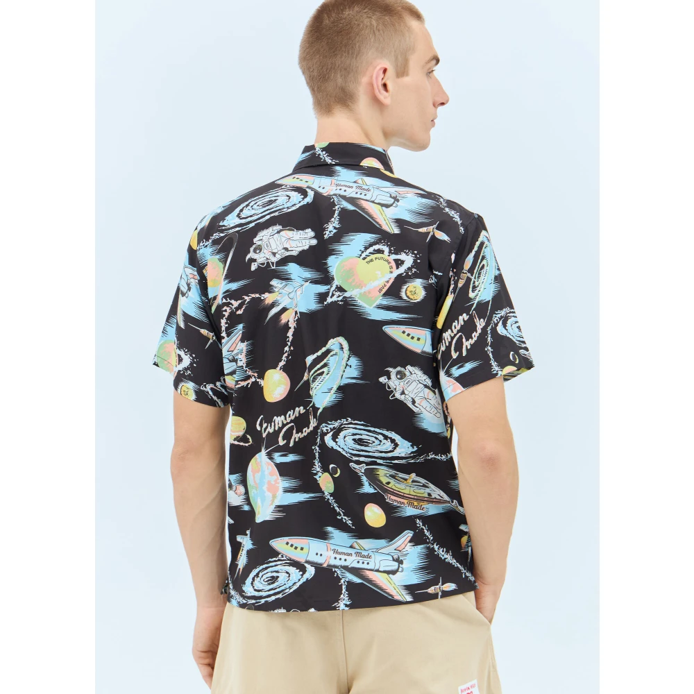 Human Made Ruimteprint Aloha Shirt Multicolor Heren