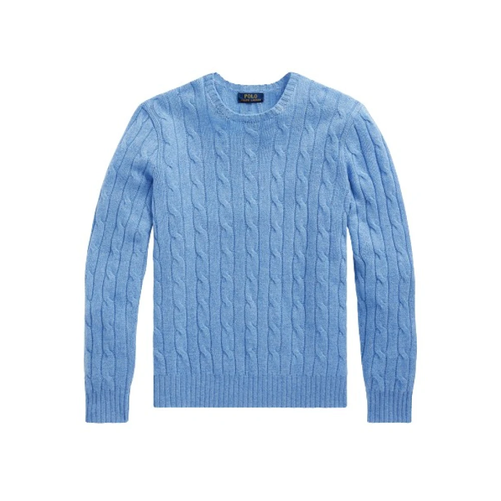 Polo Ralph Lauren Klassieke Italiaanse kasjmier trui Blue Heren