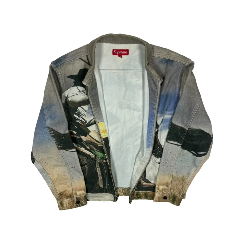 Supreme 2017 Cowboy Denim Jack Multicolor Heren