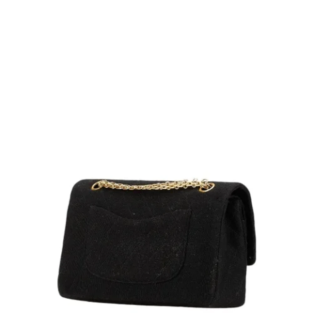 Chanel Vintage Pre-owned Cotton chanel-bags Black Dames