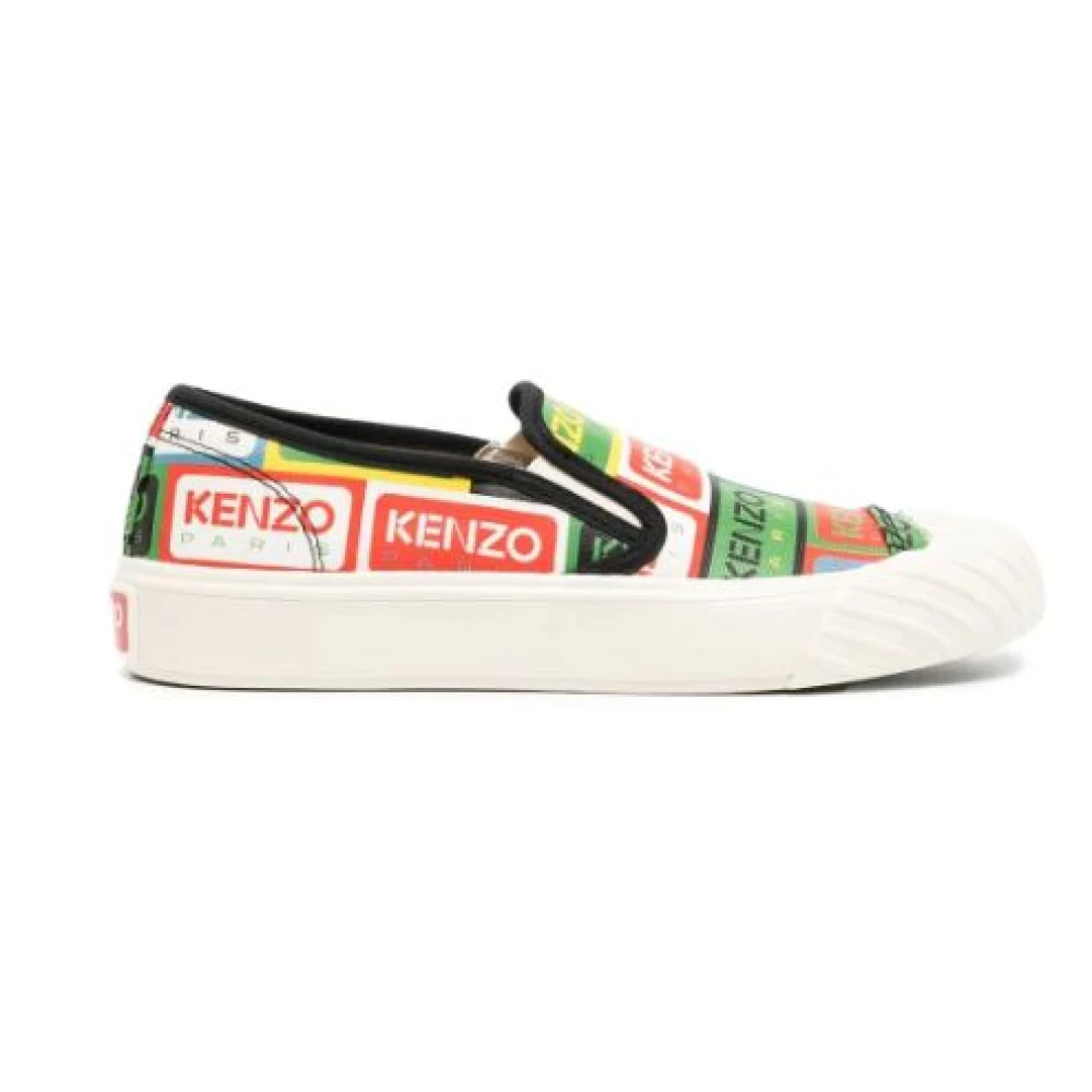 Kenzo Färgglada Stiliga Sneakers Multicolor, Dam