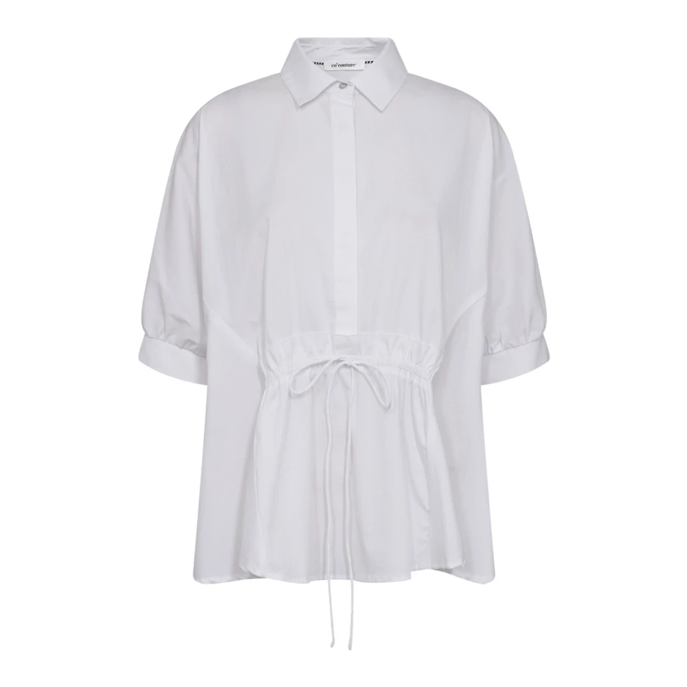 Cottoncc Crisp Wing Bluse Hvit