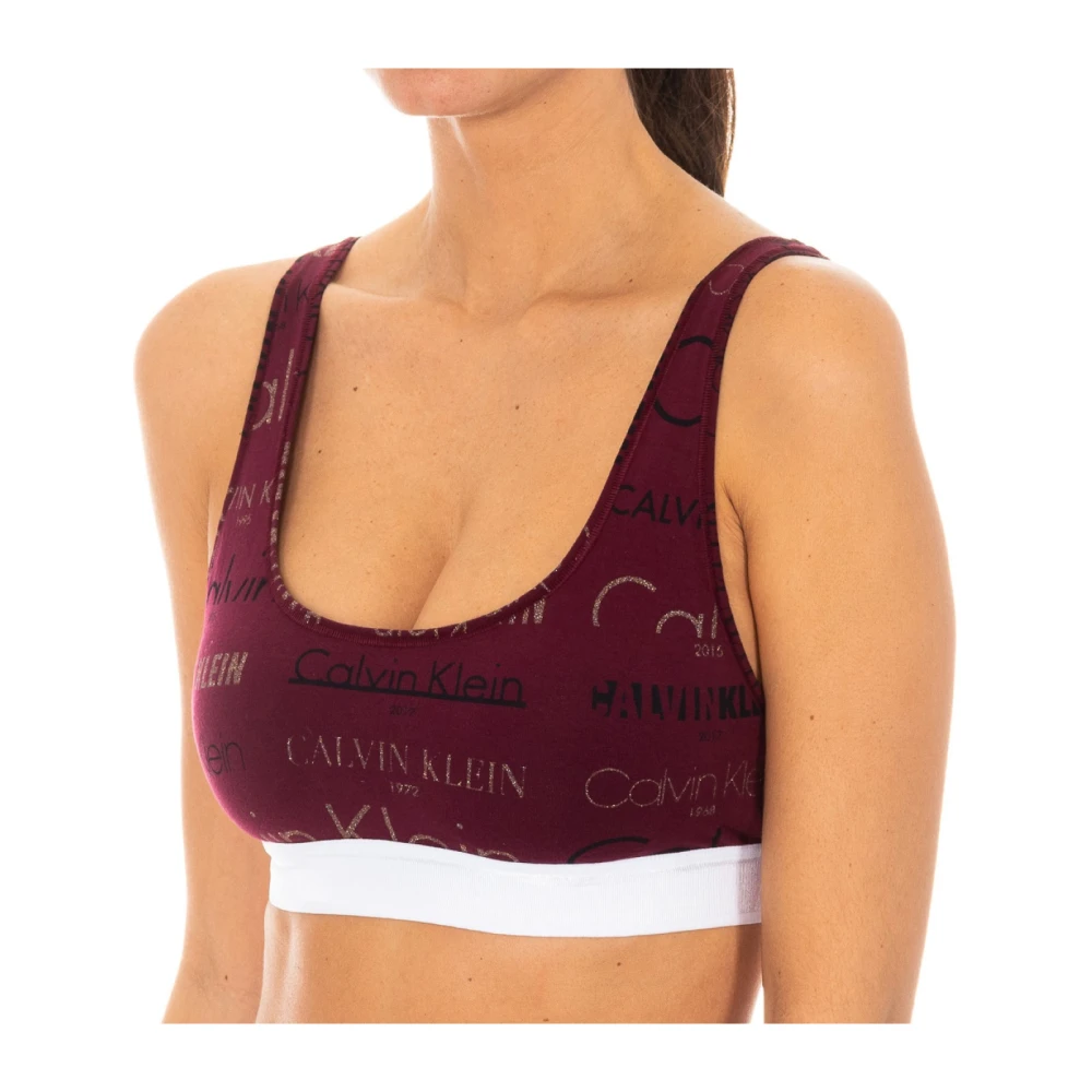 Calvin Klein Women's Red Sujetador - Sports Bras - S - Sport