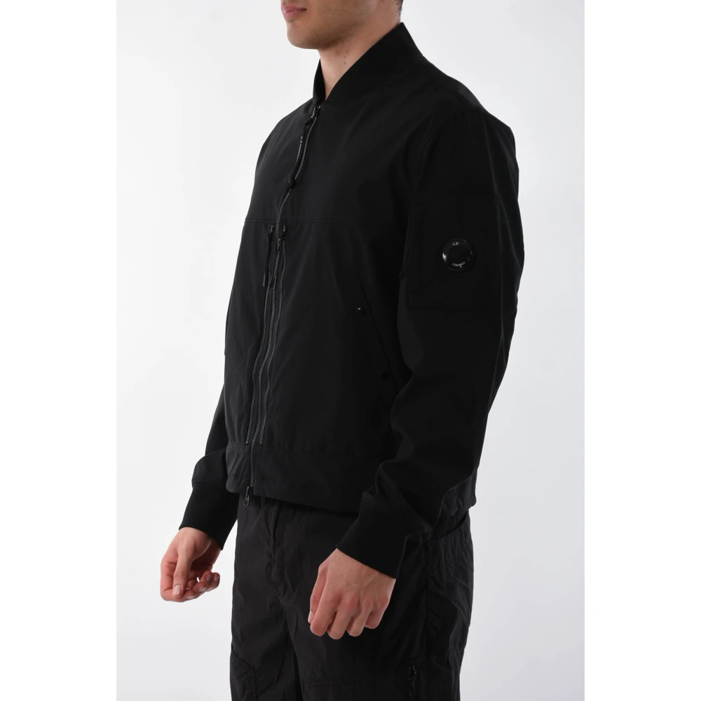 C.P. Company Bomber shell-r jack met goggle detail Black Heren