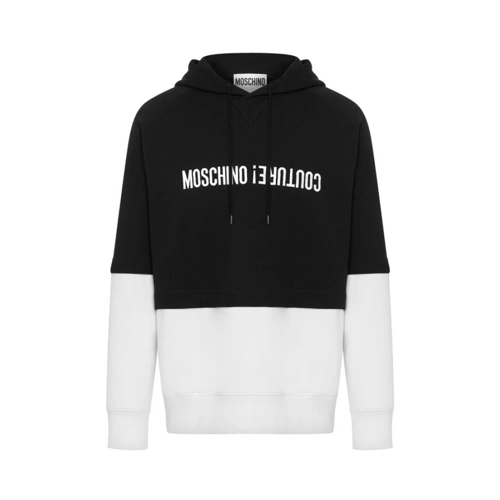 Moschino Men's Black Cotton Sweatshirt - Hoodies - M - Sweatshirts & Hoodies