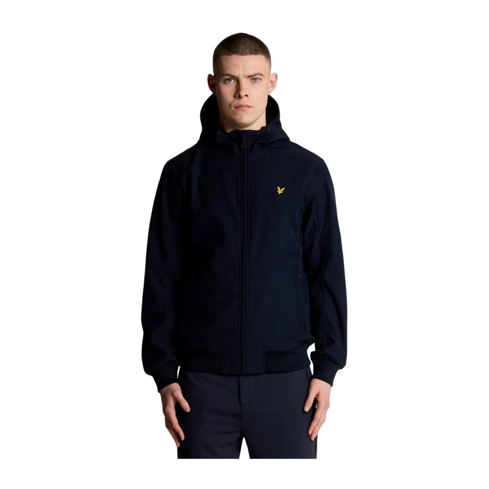 Lyle & Scott Men's Blue Jackets Mesh Back Softshell Jacket