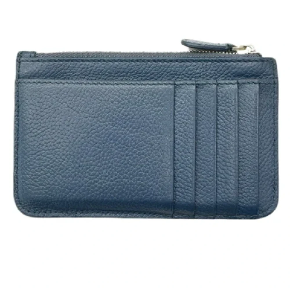 Balenciaga Vintage Pre-owned Leather wallets Blue Heren