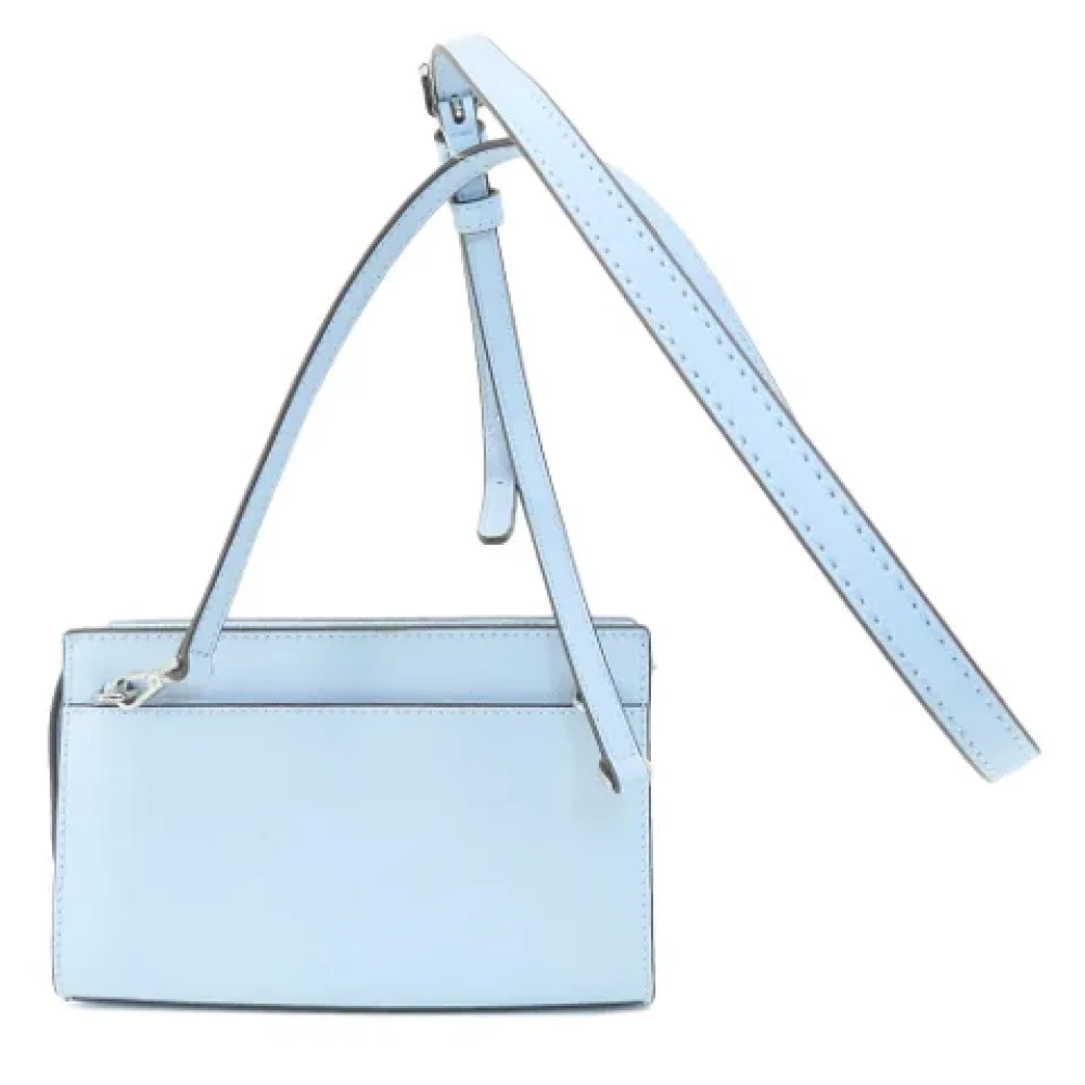 Michael Kors Pre-owned Leather shoulder-bags Blue Dames