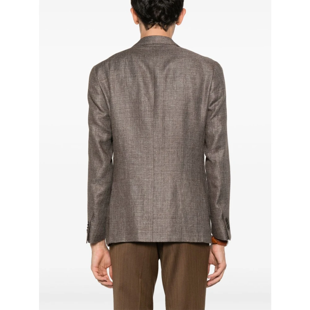 Corneliani Bruine buitenkleding jas Brown Heren