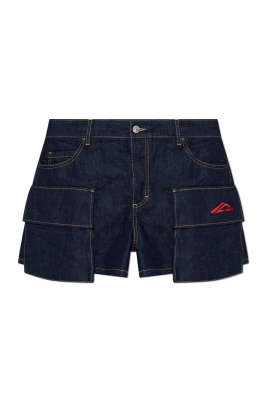 Jeans hängselbyxor