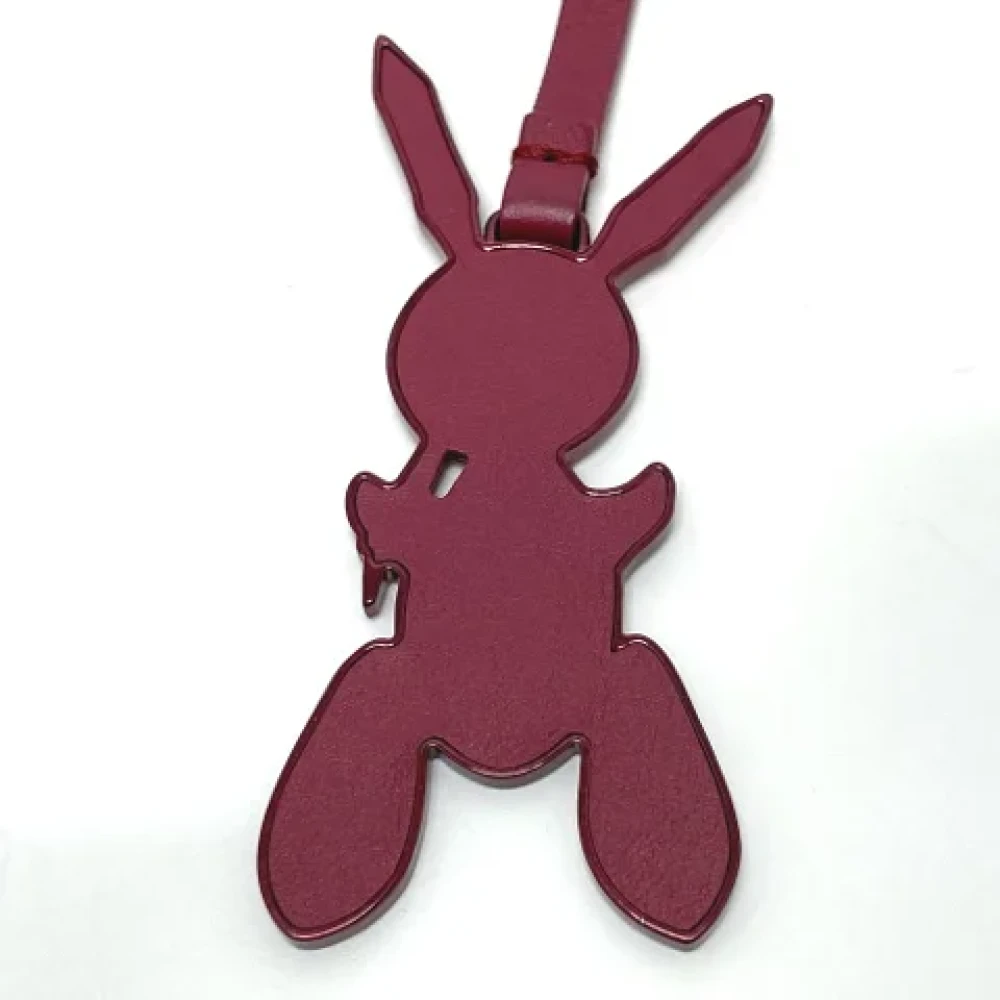 Louis Vuitton Vintage Pre-owned Leather key-holders Red Dames