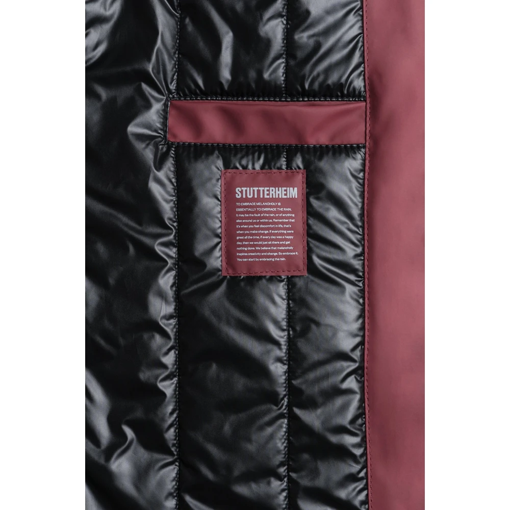 Stutterheim Warme Winter Regenjas voor Vrouwen Red Dames