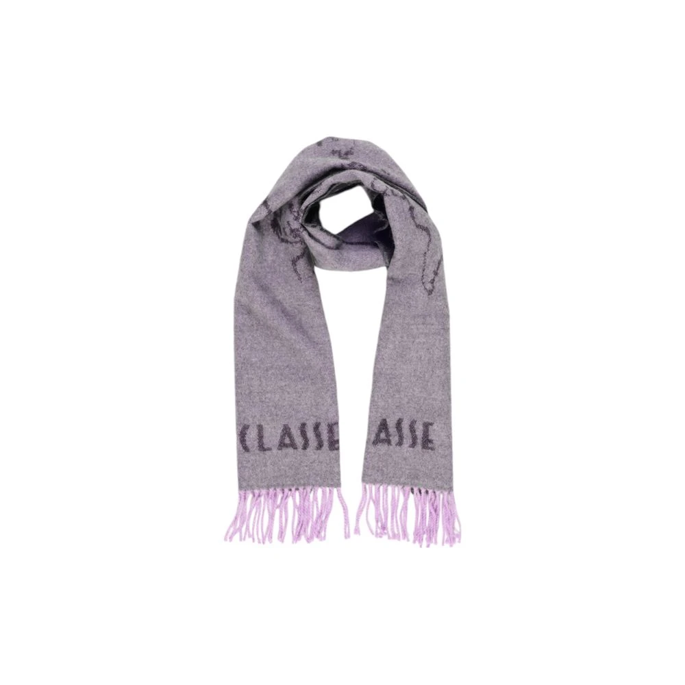 Alviero Martini 1a Classe Lila Polyacryl Sjaal Herfst Winter Collectie Purple Dames