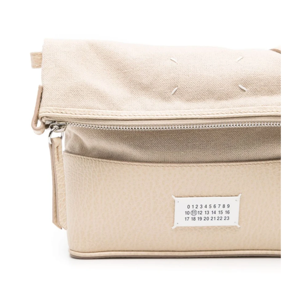 Maison Margiela Beige Hobo Kleine Schoudertas Beige Heren