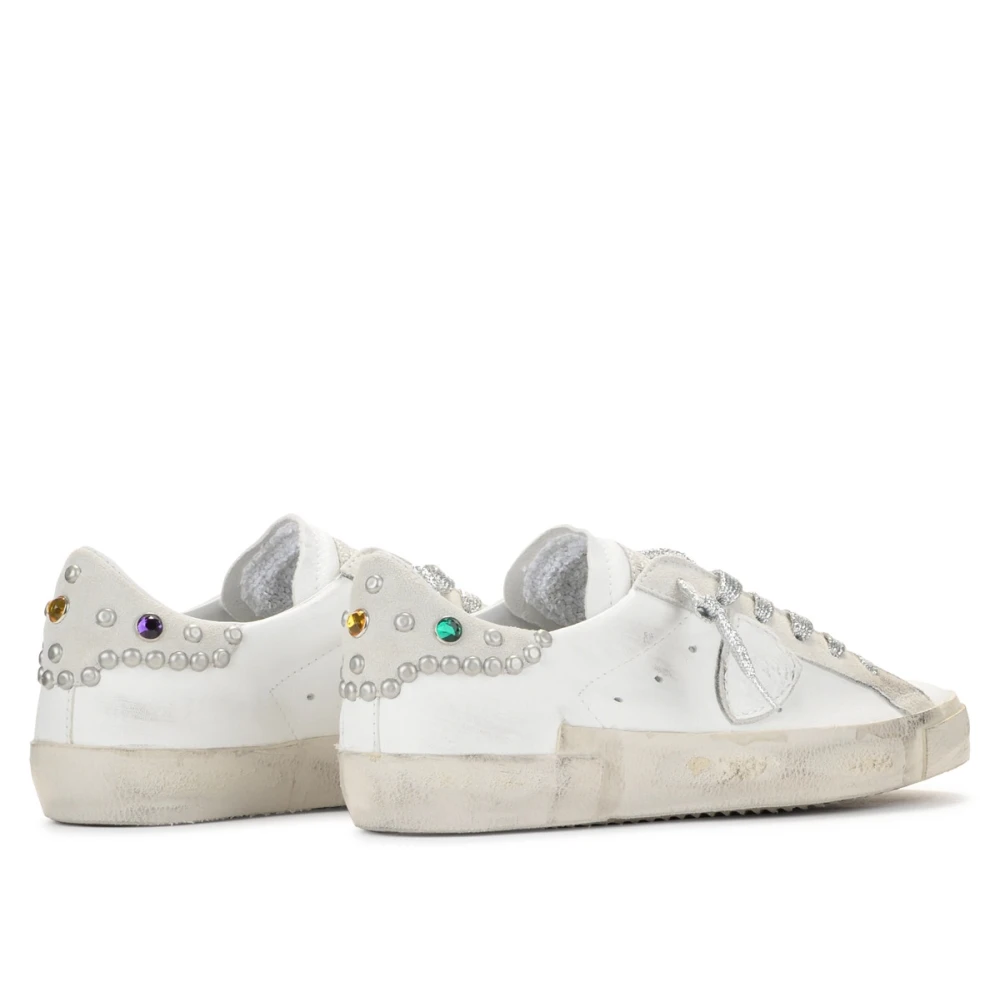 Philippe Model Paris X Goujons Leren Sneaker White Dames