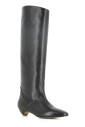bottes-noires-en-cuir-avec-bout-pointu