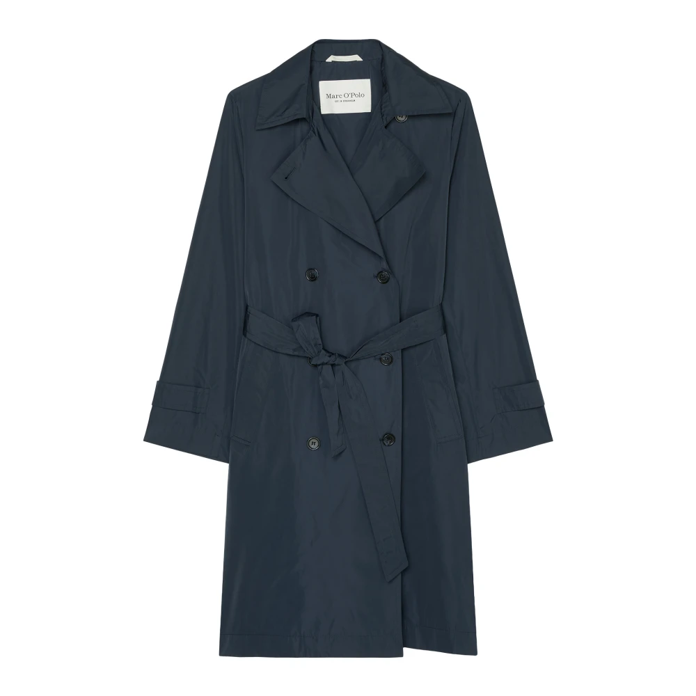 Marc O'Polo Stijlvolle Casual Trench Coat Blue Dames