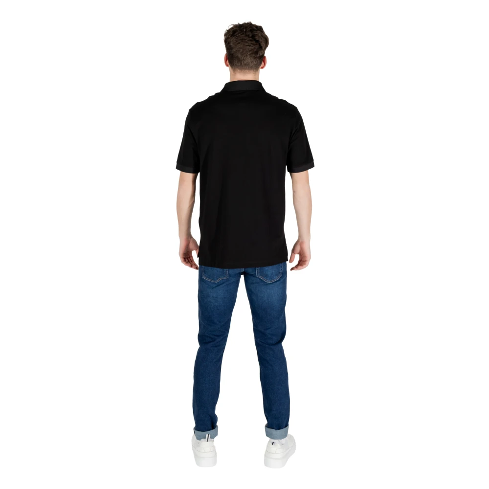 Armani Exchange Korte Mouw Polo Lente Zomer Collectie Black Heren