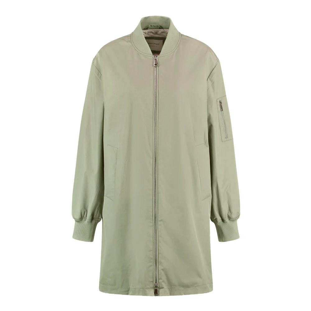 Gerry Weber Women's Green Sporty Short Bomber Jacket