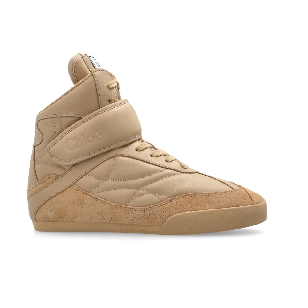 Chloé Kick high-top sneakers Dames Schoenen Beige