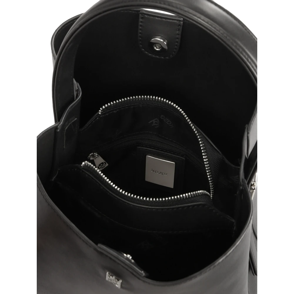 Kazar Zwarte handtas met zilveren studs Black Dames