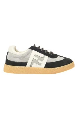 Leather FF Logo Trainers